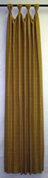 Scalloped Top Tabs Pinch Pleated