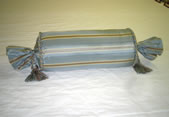 Tootsie Roll Bolster w/ Tassels