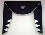 Monogram Swag & Jabot