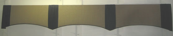 Cornice w/ Gathered Overlays