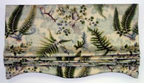 Flat Roman Shade w/ Scalloped Bottom